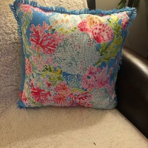 Double Sided Lilly Pulitzer Pillow New Without Tag